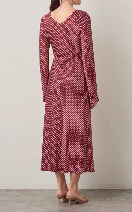 MINK PINK BLEEKER BIAS MIDI DRESS