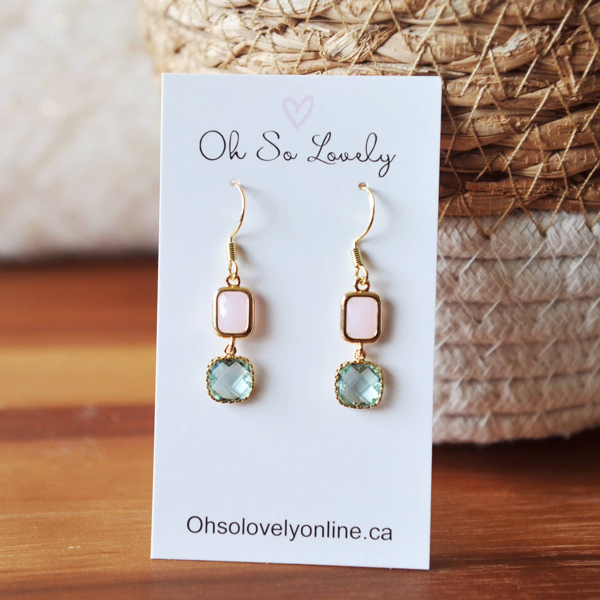 OH SO LOVELY Julietta Gem Drop Earrings 