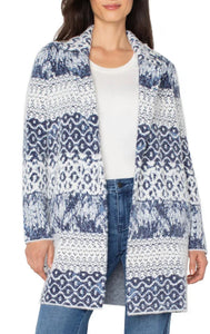LIVERPOOL OPEN FRONT SWEATER COAT