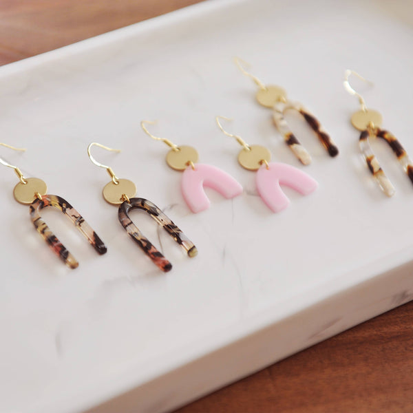 OH SO LOVELY COREY, arch earrings