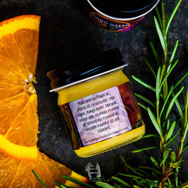 Badgerface Hand Cream. Natural Hand Salve. Natural Skin Care.