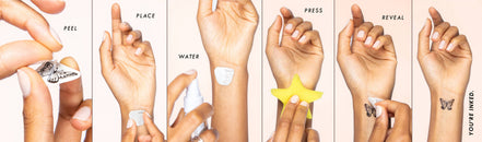 INKED BY DANI Lucky Temporary Tattoo Pack