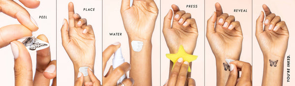 INKED BY DANI Lucky Temporary Tattoo Pack