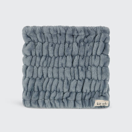 KITSCH Extra Wide Spa Headband - Misty Blue