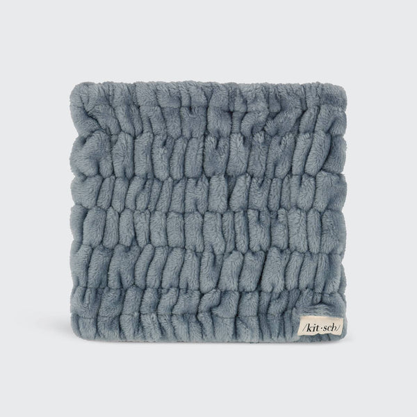 KITSCH Extra Wide Spa Headband - Misty Blue