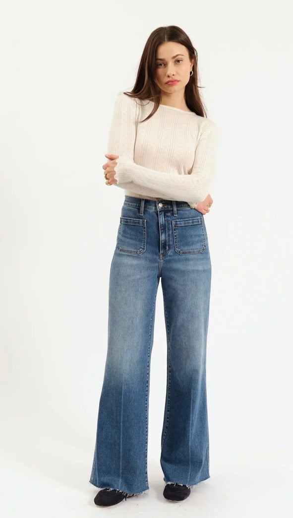 DAZE FAR OUT - HIGH RISE LEG W FASHION POCKET-VINTAGE CITY