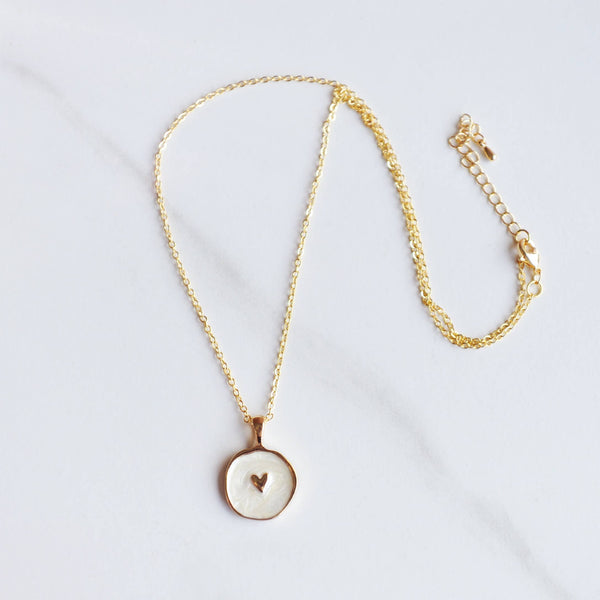 Oh So Lovely ARIELLA, Sweet Heart Necklace, Pretty Gift for her