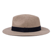 SELINI Men's S/S Black Banded Fashion Fedora hat