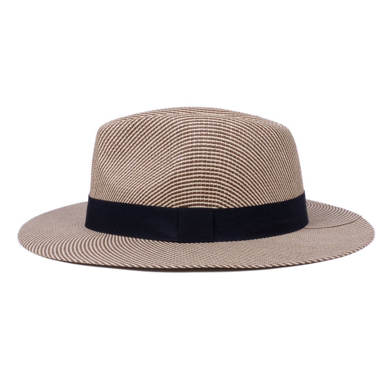 SELINI Men's S/S Black Banded Fashion Fedora hat