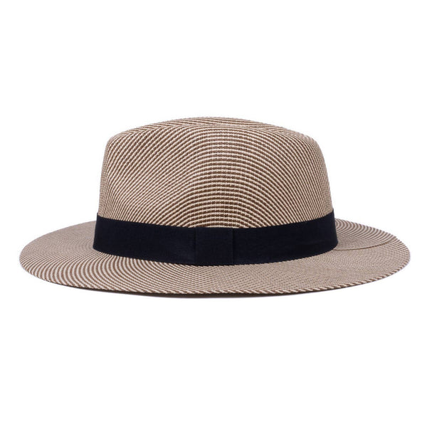 SELINI Men's S/S Black Banded Fashion Fedora hat