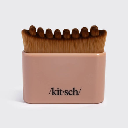 KITSCH Lymphatic Contour Face Brush - Terracotta