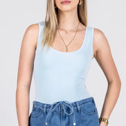 C'EST MOI BAMBOO SHORT TANK*