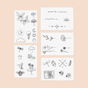 INKED BY DANI Explorer Temporary Tattoo Pack