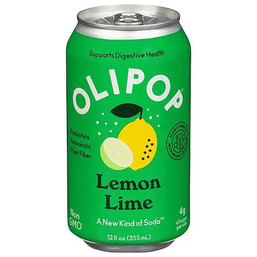 Olipop Lemon Lime Sparkling Tonic 355 ml