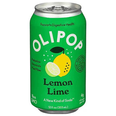 Olipop Lemon Lime Sparkling Tonic 355 ml