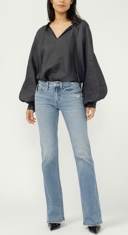 SILVER SUKI BOOTCUT-HAZE