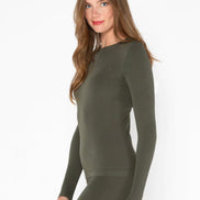 C'EST MOI BAMBOO LS CREW NECK