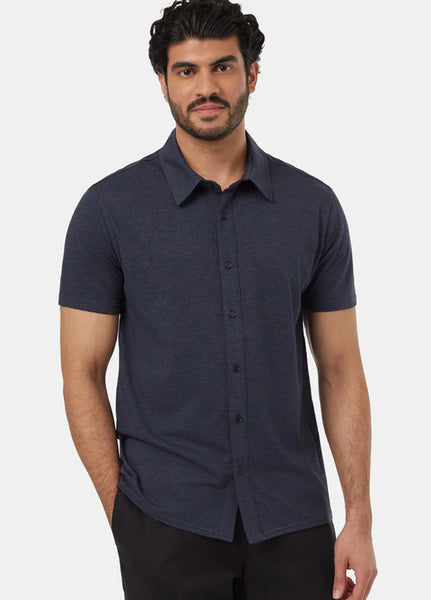 TENTREE M HEMP BUTTON FRONT SS