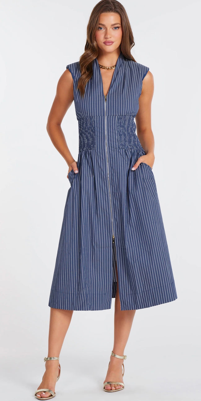 BISHOP & YOUNG SKYE ZIP FRONT DRESS