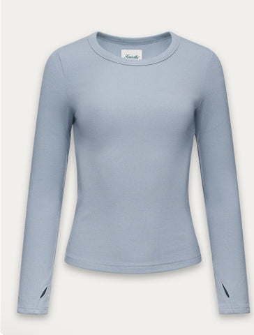 KUWALLA Plush Rib Long Sleeve