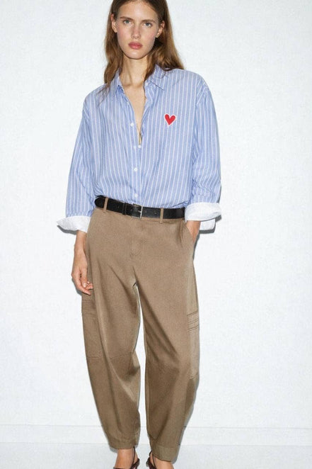 ANA Striped Heart Spring Shirts