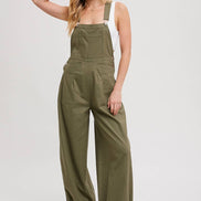 BLUIVY CARGO DRAWSTRING OVERALL JUMPSUIT