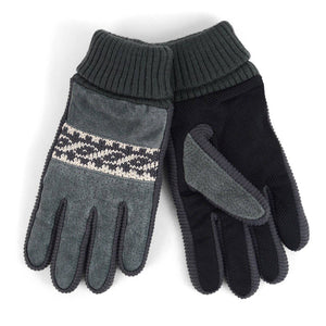 Men's Genuine Leather Non Slip Grip Winter Gloves