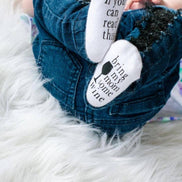 Bring my Mom Some Wine Baby Socks | Wine Gifts | Baby Items