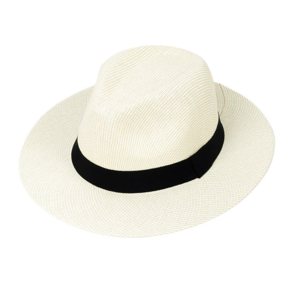 SELINI Men's S/S Black Banded Fashion Fedora hat