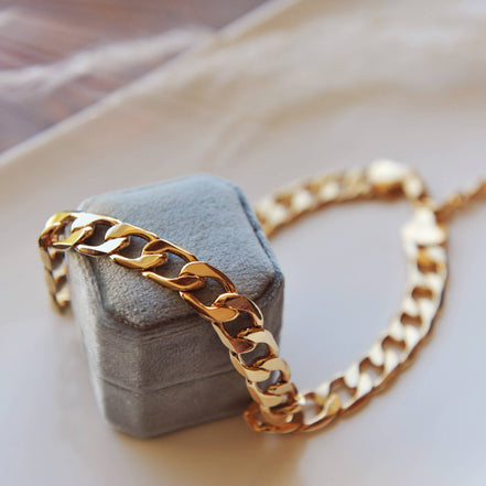 Oh So Lovely Chunky Flat Link Necklace