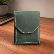 Leather Cash Wallet, Vertical Minimalist Wallet, 2026 wallet