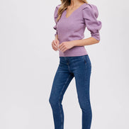 PUFF SHORT SLEEVE PULLOVER
