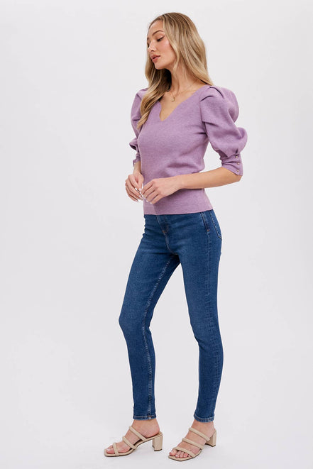 PUFF SHORT SLEEVE PULLOVER