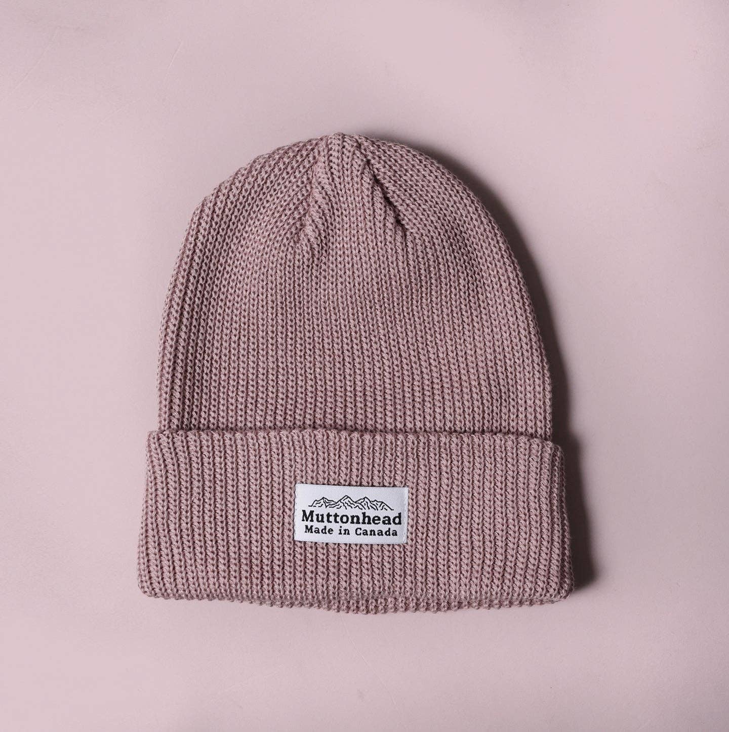 MUTTONHEAD Cotton Knit Toque - Dusty Rose