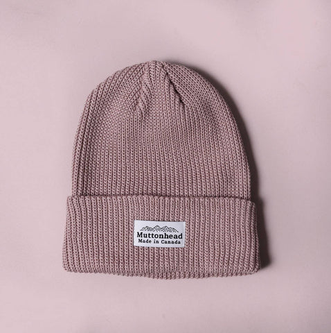 MUTTONHEAD Cotton Knit Toque - Dusty Rose