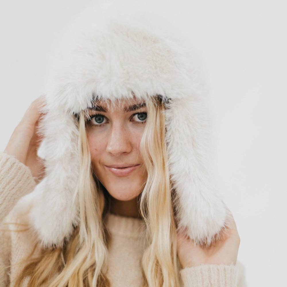 Pretty simple Bonnie Bomber Faux Fur Winter Hat