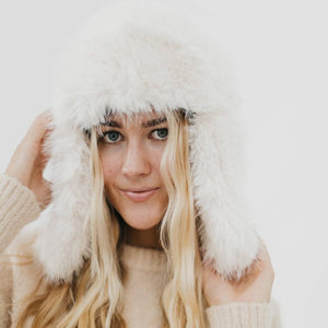 Pretty simple Bonnie Bomber Faux Fur Winter Hat