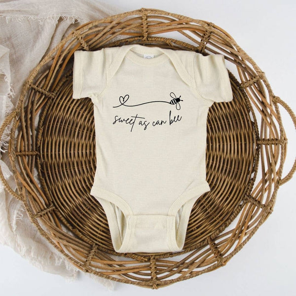 Sweet as Can Bee Baby Bodysuit | Baby Apparel | Summer Baby