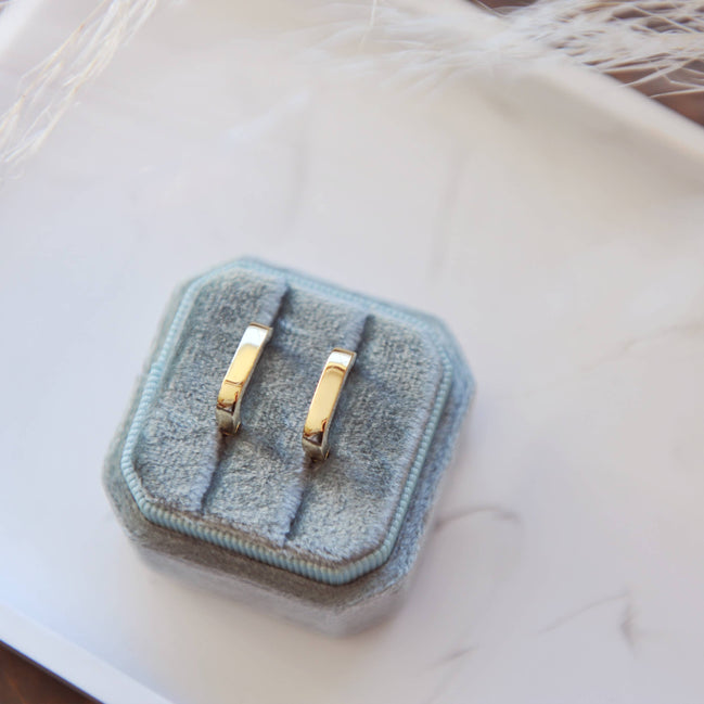 Oh So Lovely Gianna Square Hoop Earrings