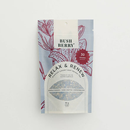 BLUSH BERRY Organic Relax and Renew Loose Leaf Tea