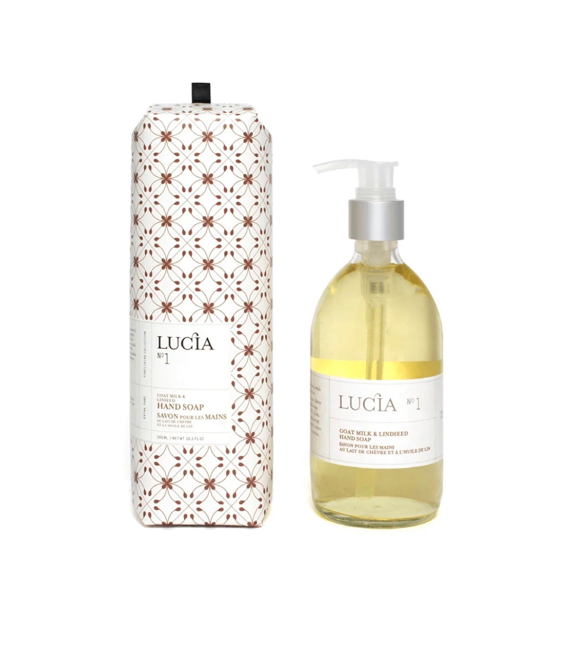 LUCIA HAND SOAP-300 ML GLASS PUMP
