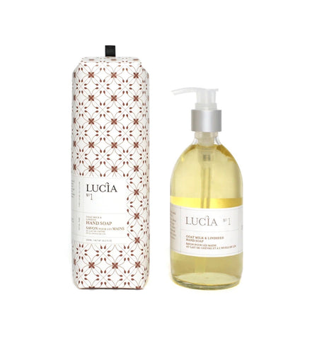 LUCIA HAND SOAP-300 ML GLASS PUMP