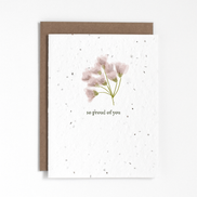 THE GOOD CARD Plantable Greeting Card - So Proud Of You