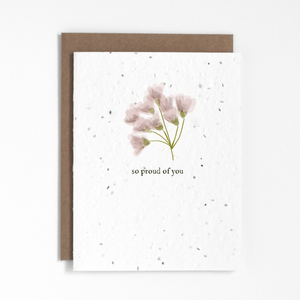 THE GOOD CARD Plantable Greeting Card - So Proud Of You