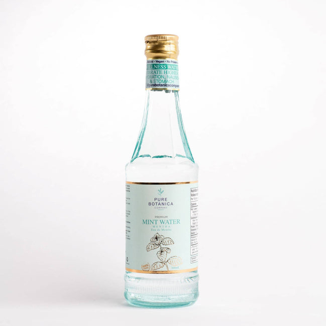 Pure Botanica Digestion + Bloating: Organic Premium Mint Water Distillate