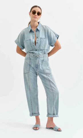 DAZE VILLA DRAWSTRING BARREL LEG-WILDCARD
