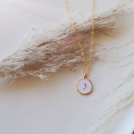 Oh So Lovely Crescent Moon Necklace