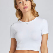 C'EST MOI BAMBOO SS CROP TOP