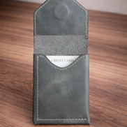 Leather Cash Wallet, Vertical Minimalist Wallet, 2026 wallet