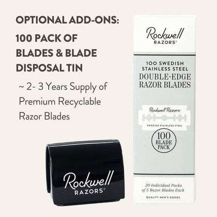 Rockwell 2C Adjustable Razor – Chrome Finish